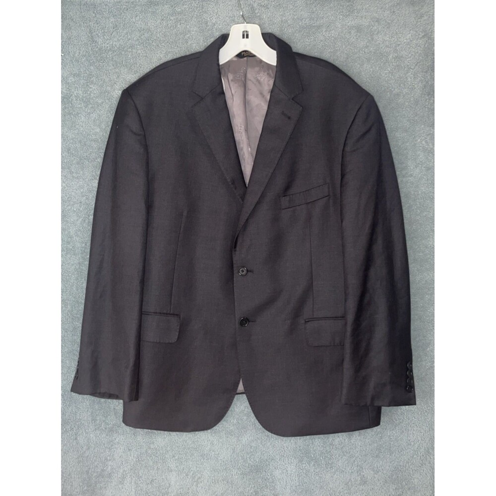 Jos A Bank Mens Academia Career Wool Blazer 46 Short Gray Old Money‎ Professor